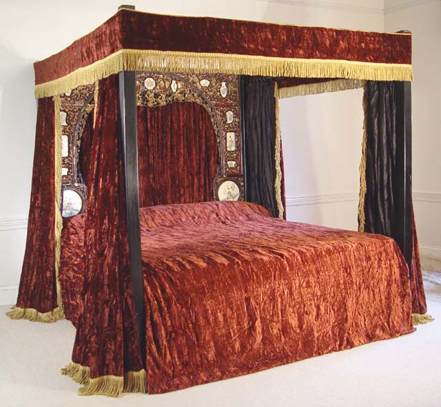 Fantasy Palace 4-Poster Bed Canopy Drapes | Canopy Bed Curtains Online